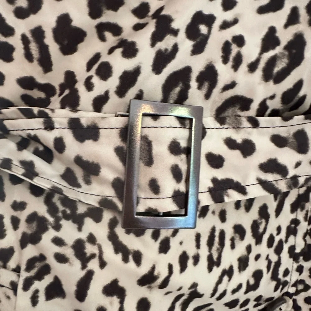 Boston Proper Animal Print Coat - Picture 3 of 5